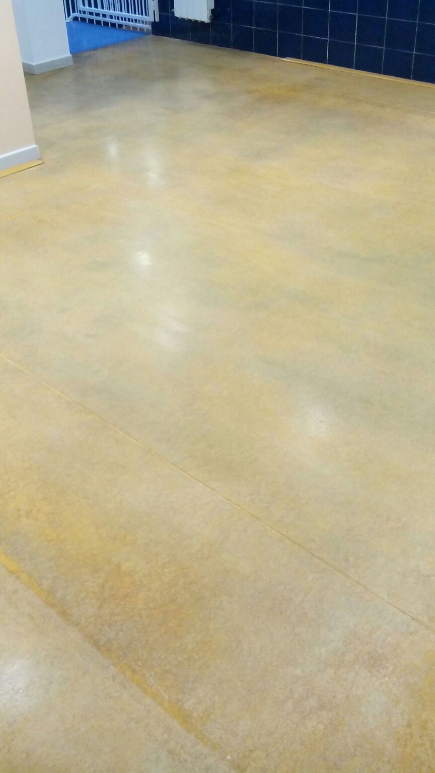 Suelo de Linoleo gastado