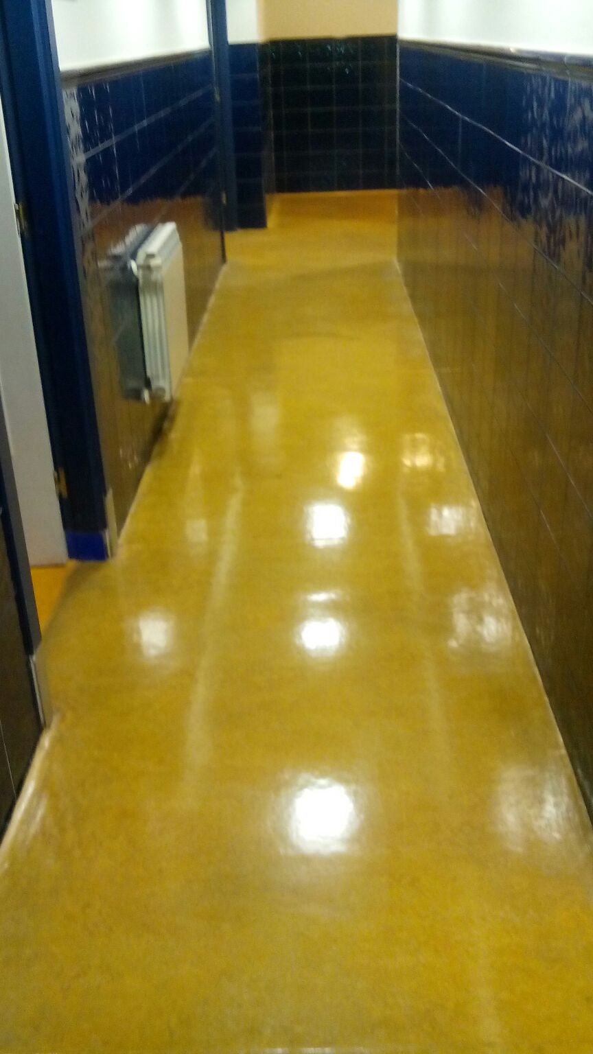 Suelo restaurado de Linoleo